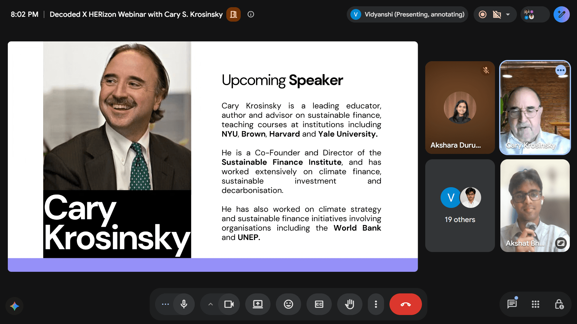 The Decoded × HERizon live session with Cary Krosinsky